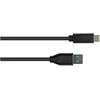 Kabelis USB Alcasa USB-A - USB-C 1 m Juodas (2831-AC010S)