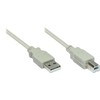 Good Connections Kabelis USB Alcasa USB-A - USB-B 1 m Baltas (2510-1OF)