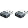 Adapteris USB Good Connections USB-A - USB-C Pilka (USB-AD203-2)