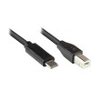 GoodConnections Kabelis USB Alcasa USB-C - USB-B 0.5 m Juodas (2510-CB005)