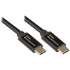 GoodConnections Geros jungtys USB2.0 Kabelis 0,5m USB-C St./St. SmartFLEX PD juodas
