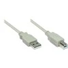 GoodConnections Good Connections USB2.0 Kabelis A-B grau 5m