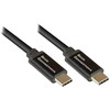 Good Connections Geros jungtys USB2.0 Kabelis 1m USB-C St./St. SmartFLEX PD juodas