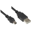 GoodConnections Good Connections USB2.0 Kabelis EASY A-Mini B5pol. schw. 0,5m