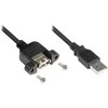 GoodConnections Good Connections USB2.0 Verlängerung A-Einbaub. A 0,3m