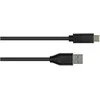 USB kabelis Alcasa USB-A - USB-C 2 m, juodas (GC-M0128)