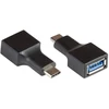 GoodConnections Adapteris USB Alcasa AD301 USB-A - USB-C Juodas (USB-AD301)