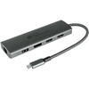 Good Connections GoodConnections HUB-C001A USB-C HUB 10-Port 2xHDMI; 1xDP; 1xUSB-C; 2xUSB 3.0; 1xUSB 2.0; 1xRJ45; 1x kortelių skaitytuvas Antrazitas