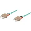 GoodConnections Patchkabel LWL Duplex OM3 (Multimode, 50/125) SC/SC, LSZH, austauschbare Polarität, 0,5m, Good Connections®