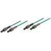 GoodConnections Patchkabel LWL Duplex OM3 (Multimode, 50/125) ST/ST, LSZH, 1m, Good Connections®