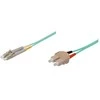 GoodConnections Patchkabel LWL Duplex OM3 (Multimode, 50/125) LC/SC, LSZH, austauschbare Polarität, 0,5m, Good Connections®