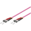 GoodConnections Patchkabel LWL Duplex OM4 (Multimode, 50/125) ST/ST, LSZH, 1m, Good Connections®
