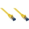 GoodConnections Good Connections Patchkabel Cat. 6a S/FTP, PiMF halogenfrei 500MHz gelb 1m