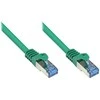 GoodConnections Patchkabel mit Rastnasenschutz, Cat. 6A, S/FTP, PiMF, halogenfrei, 500MHz, grün, 20m,