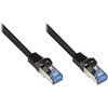 GoodConnections Geri ryšiai Patchkabel Cat. 6a S/FTP, PiMF halogenfrei 500MHz juodas 2m