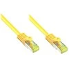 GoodConnections „Good Connections“ jungiamasis kabelis su 7 kat. daugiakanaliu S/FTP kabeliu, 20 m, geltonas