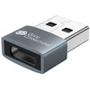 Adapteris USB Good Connections USB-A - USB-C Pilka (USB-AD203)