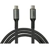 Good Connections GoodConnections USB-C 2.0 (ST-ST) 1 m jungiamojo kabelio tekstilinė striukė 240 W antracitas
