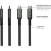 Alcasa „Good Connections“ – geras jungtis, USB 2.0 įkrovos ir duomenų kabelis (240 W), USB-C jungtis / USB-C jungtis, 2 m