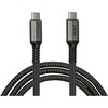 Digitus GoodConnections USB-C 2.0 (ST-ST) 3 m jungiamojo kabelio tekstilinė striukė 240 W antracitas