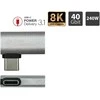 Adapteris USB Good Connections USB-C - USB-C Sidabrinė (USB-AD400)