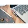 Adapteris USB Good Connections USB-C - USB-C Sidabrinė (USB-AD400)