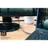 Good Connections GoodConnections USB-C 4.0 (ST-ST) 0,5 m jungiamojo kabelio tekstilinė striukė 100 W 8K 30 Hz antracitas