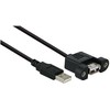 Kabelis USB Good Connections USB-A - USB-A 1.8 m Juodas (2511-2E)