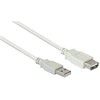 Good Connections Kabelis USB Alcasa USB-A - USB-A 1 m Baltas (2511-OF1)