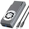 Kieszeń Graugear GRAUGEAR externes Gehäuse M.2 NVMe mit Lüfter 20Gbit