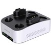 Graugear žaidimų diskų laikiklis su USB-C. Dviguba PS5 įkrovimo stotelė