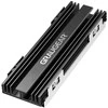 Graugear GRAUGEAR G-PS5HS02 kompiuterio aušinimo sistema SSD diskas Radiatorius juodas, sidabrinis
