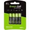 Green Cell Žalias Cell Akku 4xAA HR6 2600mAh