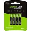 Green Cell Žalias Cell Akku 4xAAA HR03 950mAh