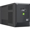 Žalias Cell Nepertraukiamo maitinimo šaltinis (UPS) Greencell 1500VA 1050W PowerProof su LCD ekranu
