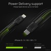 Green Cell Žalias Cell GREENCELL KABGC07 Kabelis GC Power Stream USB-C - Lightning 100 cm su maitinimo tiekimu
