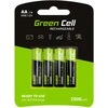 Green Cell Žalias Cell Akku 4xAA HR6 2000mAh