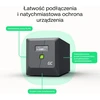 Green Cell Žalias Cell Atsarginis maitinimo šaltinis UPS Greencell 1000VA 600W PowerProof su LCD ekranu