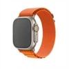 GUAN Premium Plus Armband für Apple Watch, Oranžinis/Grau, 44mm, 45mm, 42mm (Series 1/2/3), 49mm, 46mm, GA-MAG-BNDA-PP-OGL