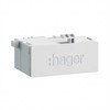 Hager ZZ45WAN2PP RJ45-Buchse in Patch/Patch Ausführung 180° für WAN-Anwendung. IP2