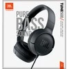 Lengvos ir patogios Ausinės JBL Tune 500 Pure Bass sound su mikrofonu, juodos