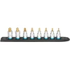 Hazet SmartRail 1/2" Steckschlüsseleinsatz-Satz TORX, 8-teilig (juodas, T20 - T60, kurz)