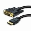 HDMI kabelis - DVI- D 1.2m juoda (77482)