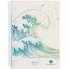 Herlitz Spiralblock A5 70 Bl. w kratkę GREENline fala