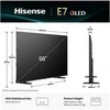 Hisense Germany „Hisense 58E77Q“ 58 colių 4K QLED išmanusis televizorius su HDR10+ ir „Dolby Vision“