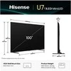 Televizorius Hisense Germany Hisense 100U7Q 254cm 100" UHD Mini LED Smart TV Fernseher