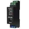 Shelly PRO 2PM išmanioji 2 kanalų relė su elektros sąnaudų matavimu valdoma Wifi LAN Bluetooth montuojama ant DIN bėgelio