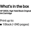 HP 305XL High Yield Juodas Original Ink Cartridge