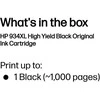 HP 934XL original Ink cartridge C2P23AE BGX juodas high capacity 1.000 pages 1-pack