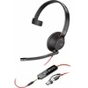 Hewlett Packard (HP) Ausinės - HP Poly Blackwire 5210 Ergonominės Triukšmo Mažinimo 2-7m Kabelis Juodas
